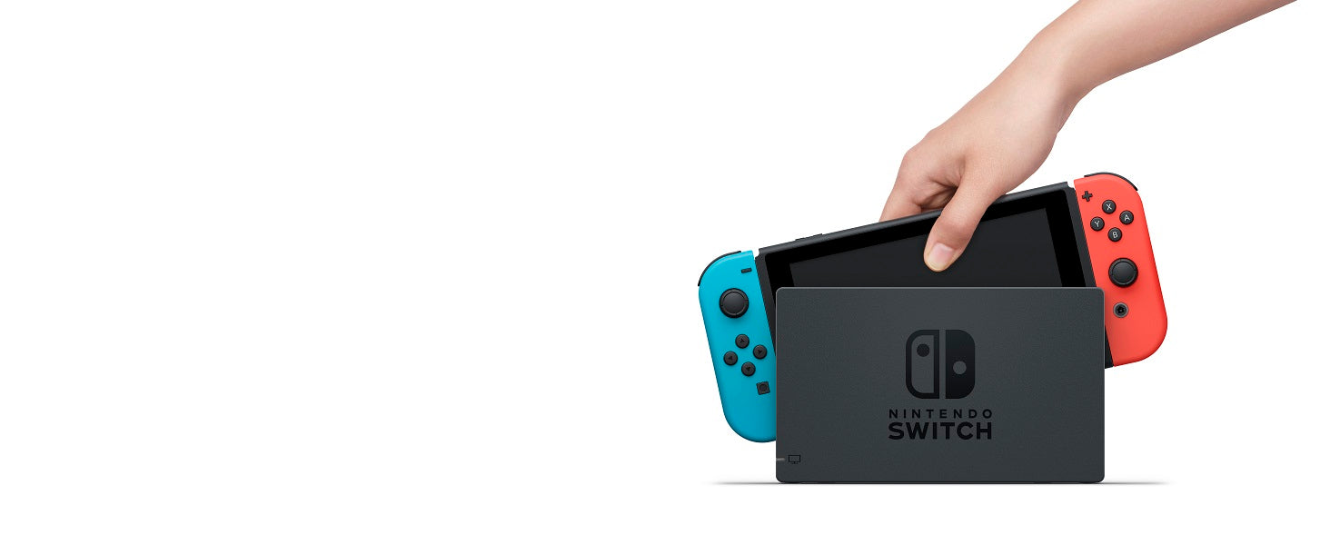 Nintendo Switch Joy-Con(L) ネオンブルー/(R) ネオンレッドのレンタル