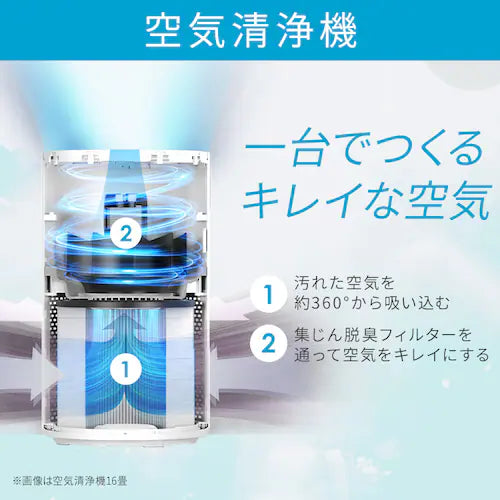 アイリスオーヤマ 空気清浄機 16畳 AAP-S30Cのレンタル