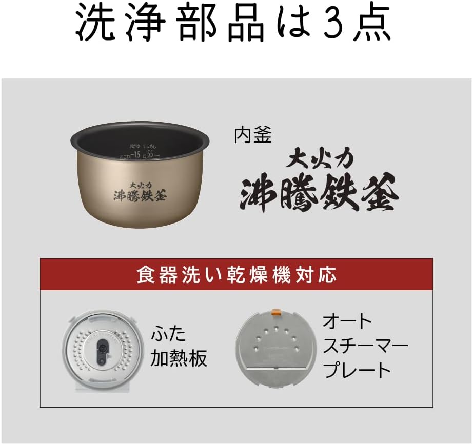 日立 5.5合炊飯器 RZ-V100GMのレンタル