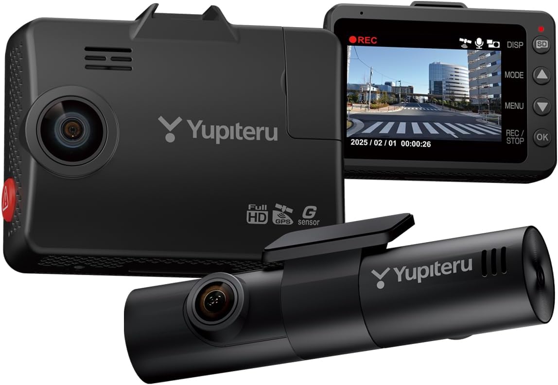 ユピテル  全方面3カメラドライブレコーダー Y-3200のレンタル