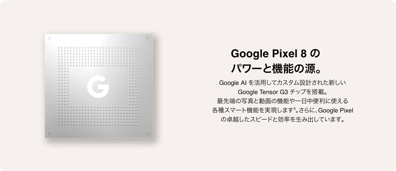 Google Pixel 8 128GBのレンタル