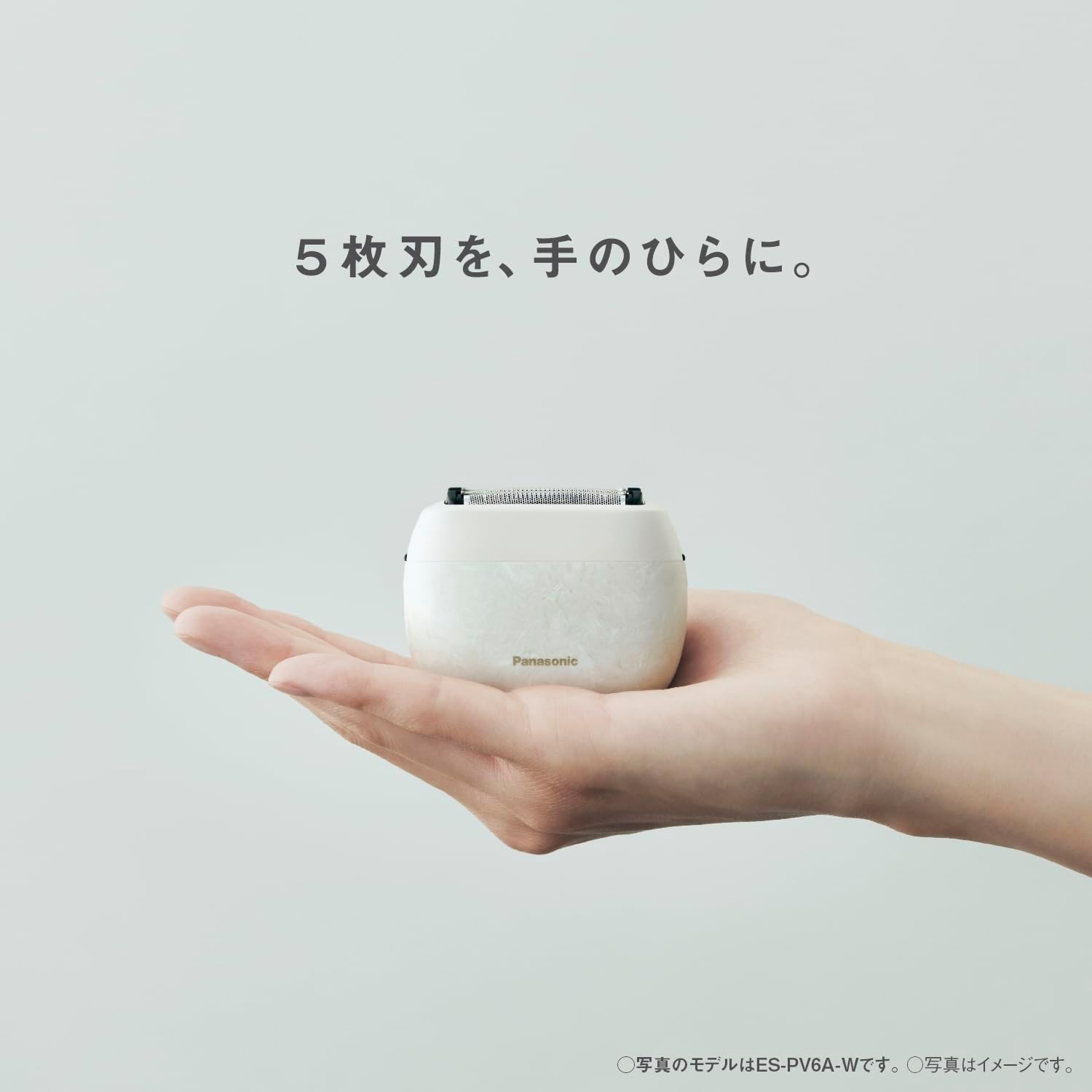 パナソニック ラムダッシュ パームインシェーバー メンズシェーバー 5枚刃 ES-PV6A