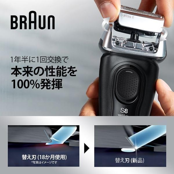 ブラウン 電気シェーバー シリーズ8のレンタル