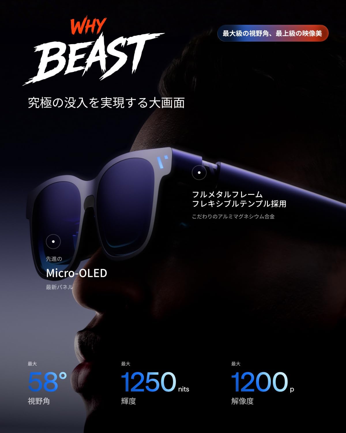 VITURE Beast ARグラスのレンタル