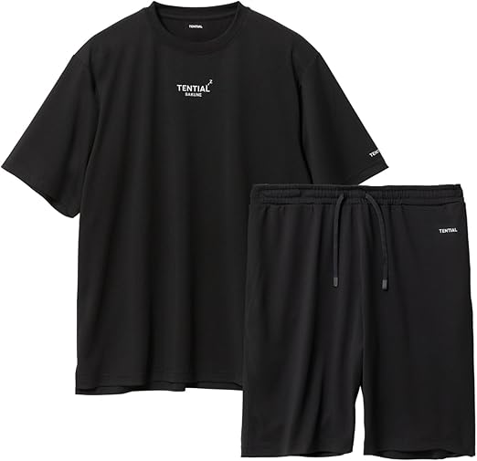BAKUNE Dry Men's リカバリーウェア 上下セット（半袖・ショートパンツ