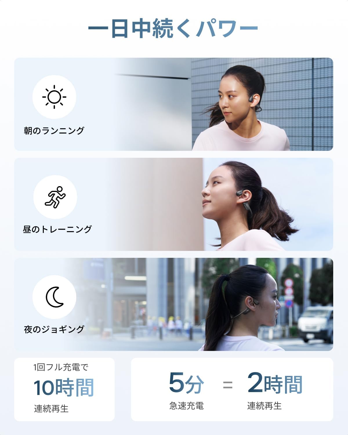 Shokz OpenRun Air 2ミニ 骨伝導イヤホンのレンタル