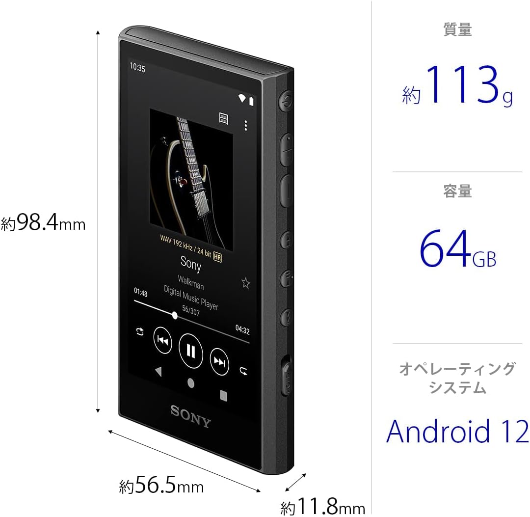 ソニー ウォークマン NW-A307 64GBのレンタル
