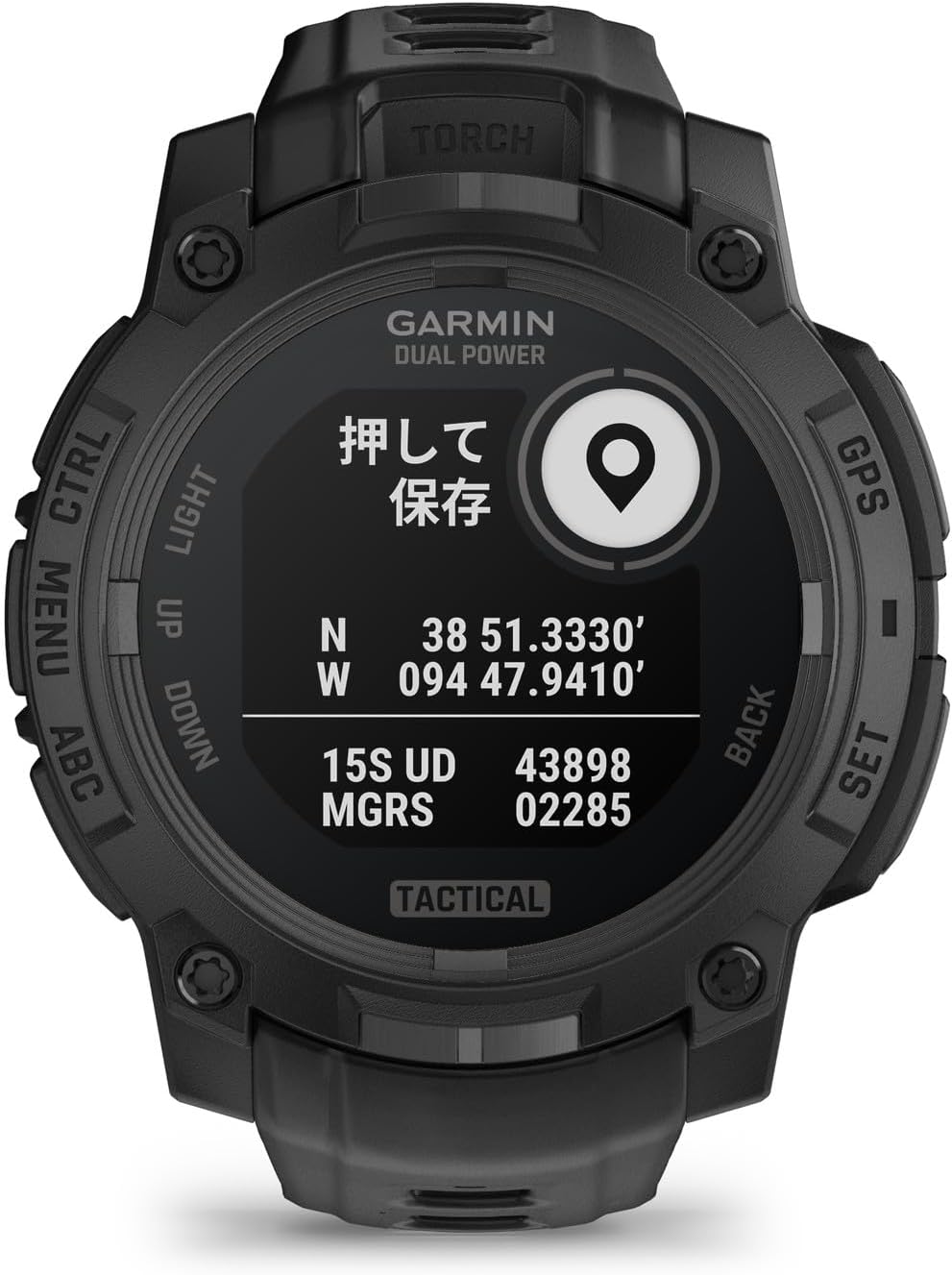 GARMIN スマートウォッチ Instinct 3 Dual Power Tacticalのレンタル