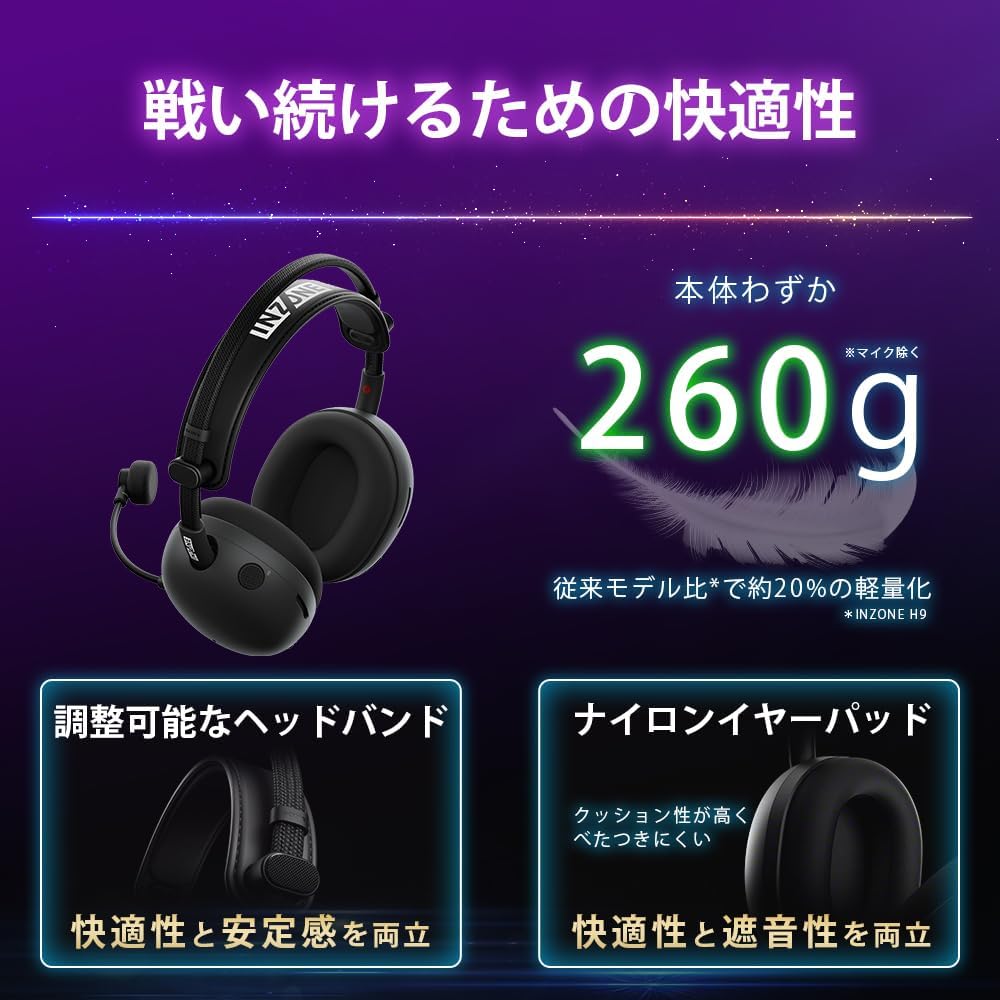 SONY ゲーミングヘッドセットINZONE H9 Ⅱのレンタル