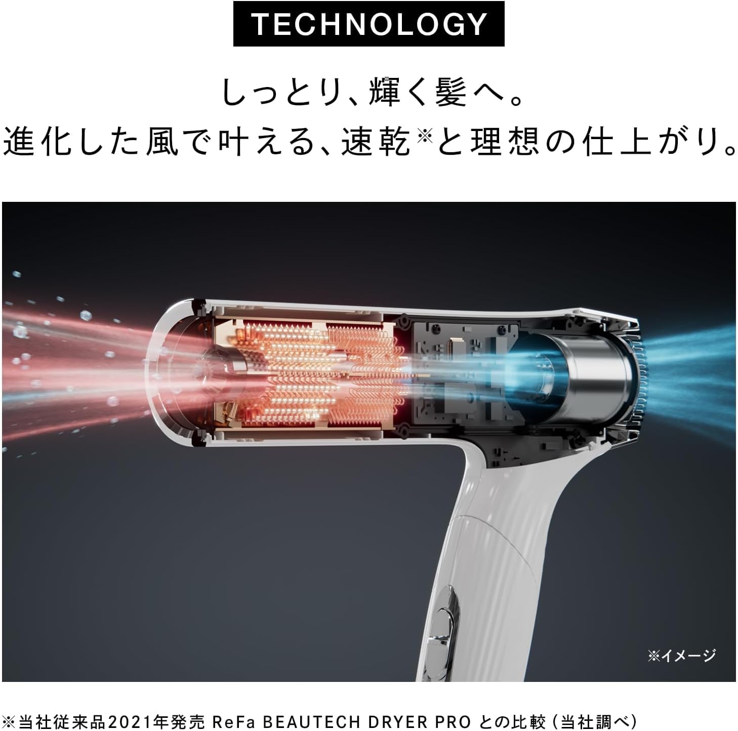 ReFa ドライヤー BEAUTECH DRYER SMART Wのレンタル