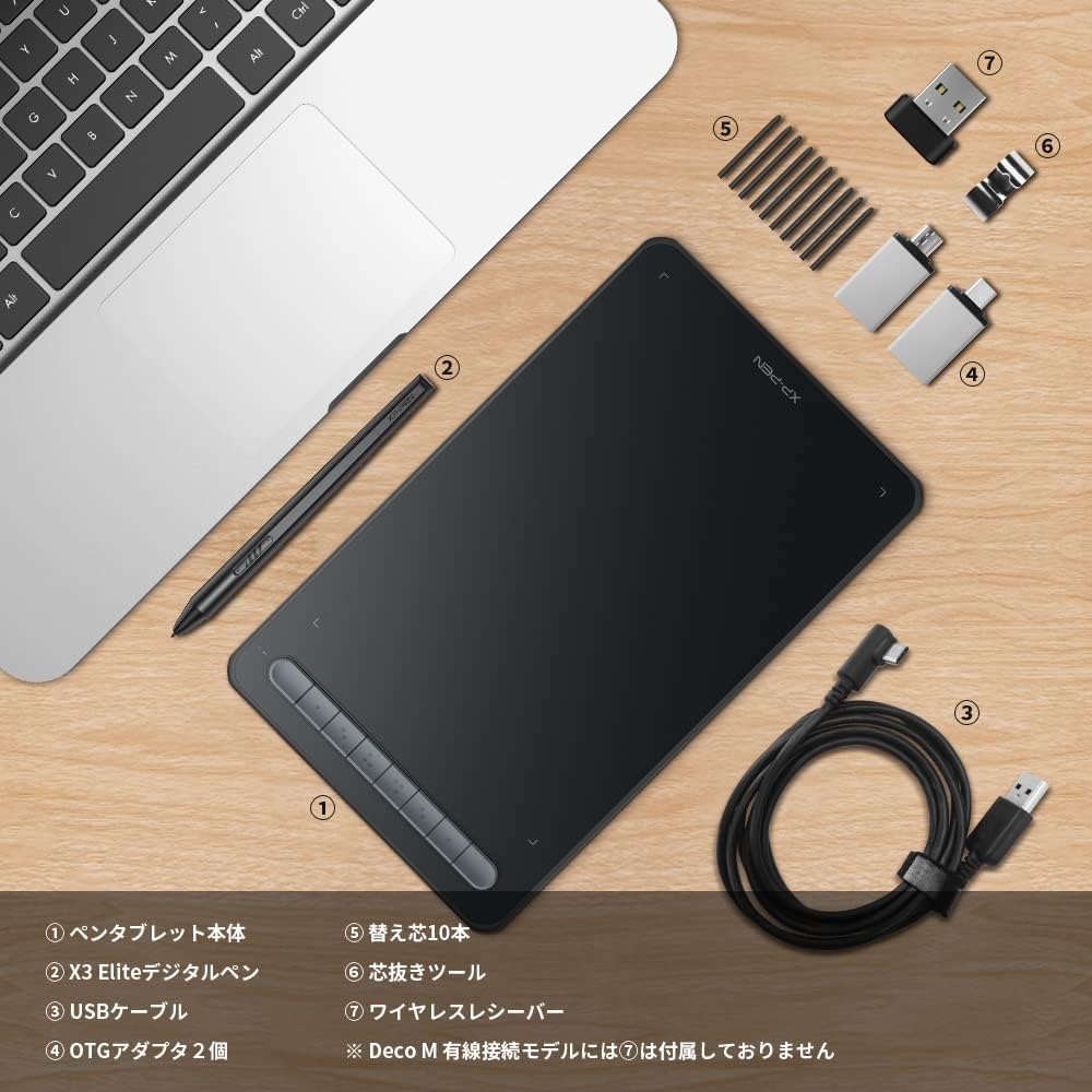 XPPen ペンタブ Deco MWのレンタル