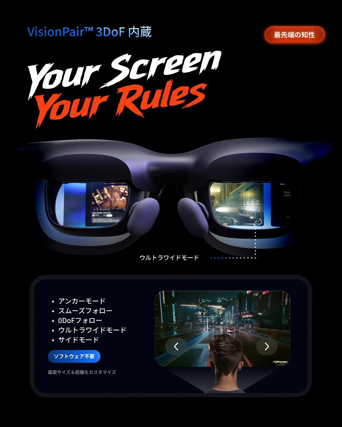 VITURE Beast ARグラスのレンタル