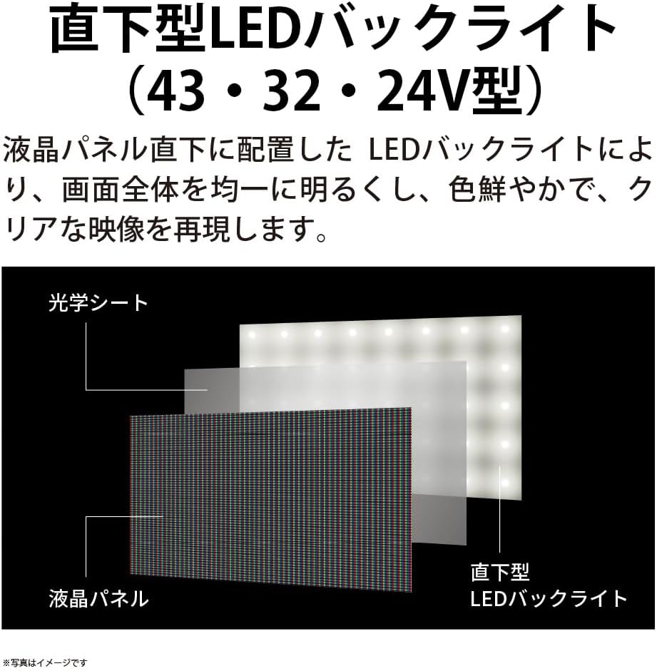 シャープ 43Vテレビ 2T-C43GE2のレンタル
