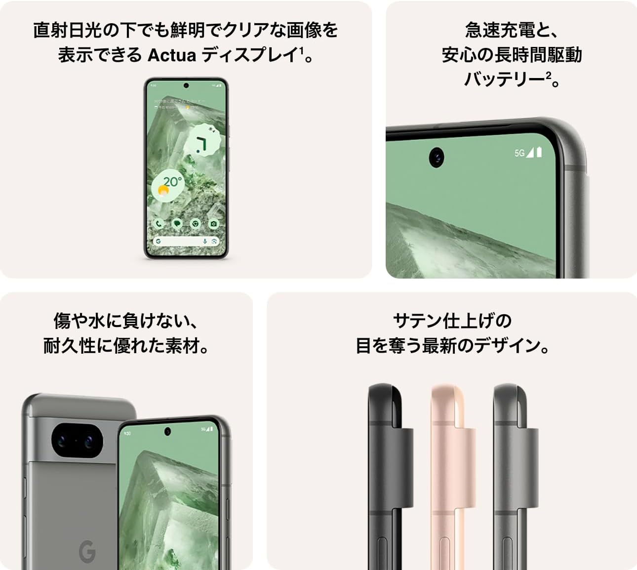 Google Pixel 8 128GBのレンタル