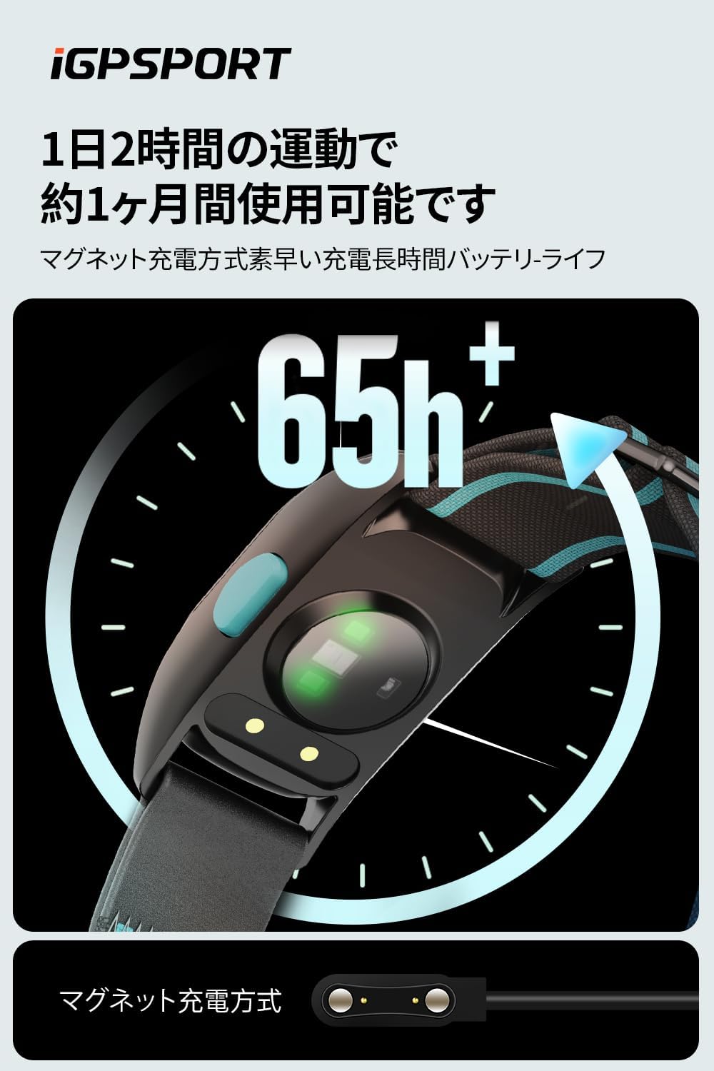 iGPSPORT 心拍計アームバンド HR70のレンタル