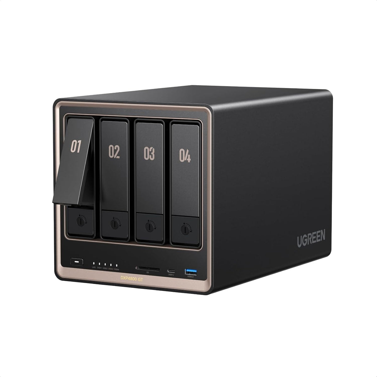 UGREEN NASync DXP4800 GT4ベイNASキット（HDD付属なし）のレンタル