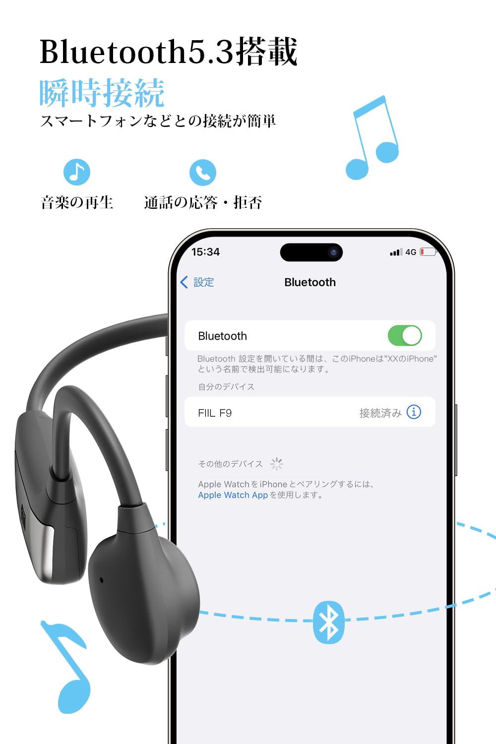 FIIL 骨伝導集音器のレンタル