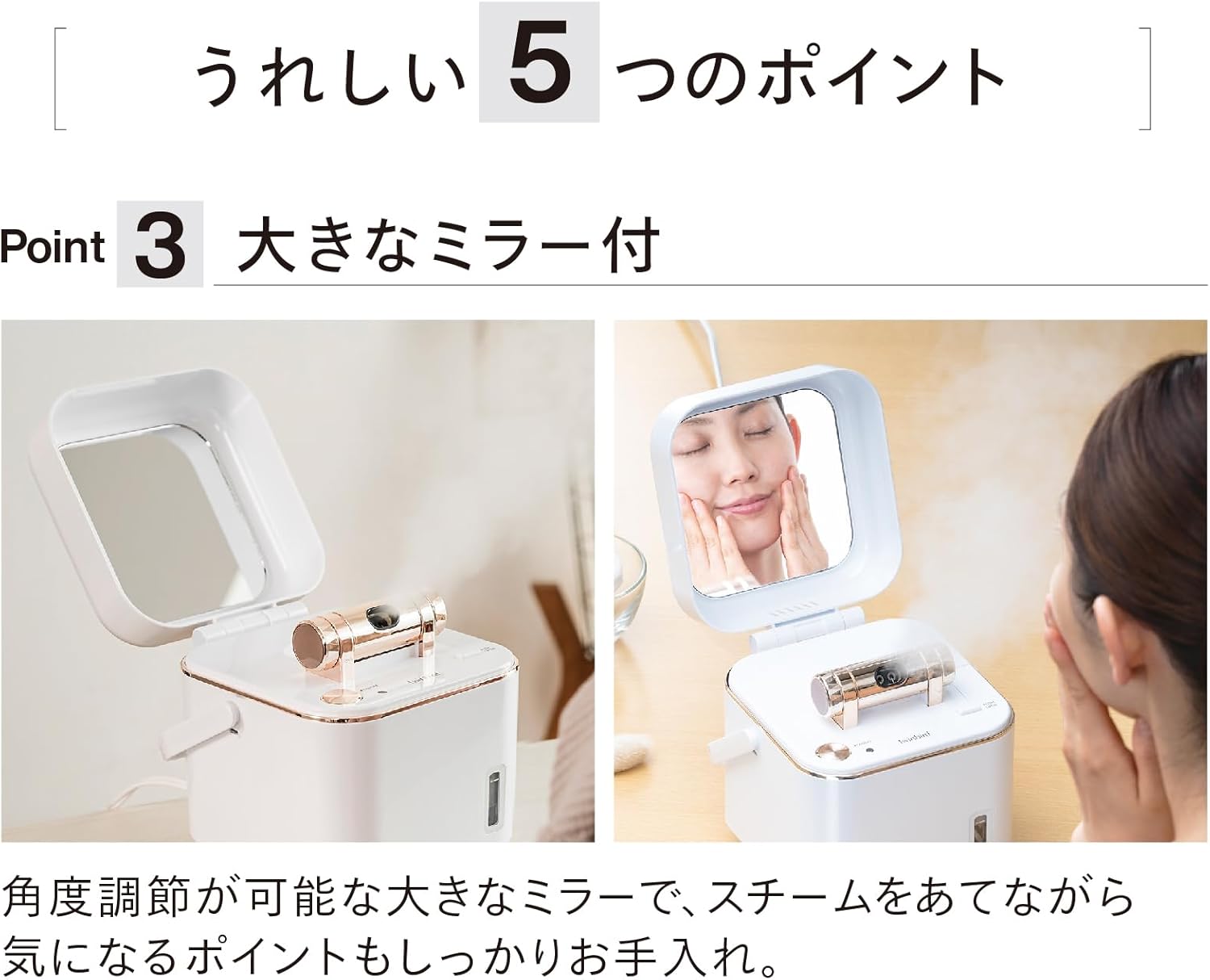 TWINBIRD フェイススチーマー SH-2787PWのレンタル