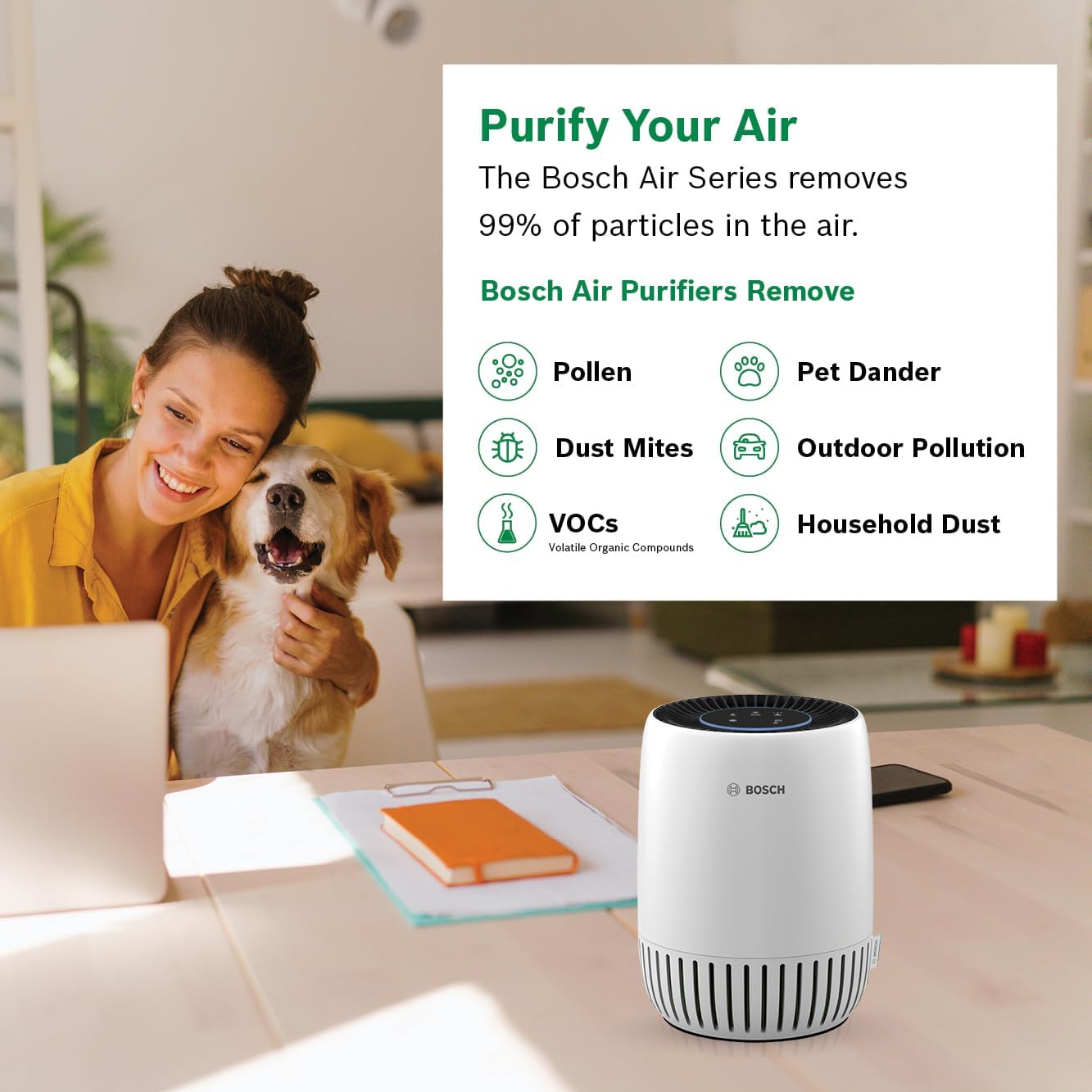 BOSCH 空気清浄機 HEPA Air 1000のレンタル