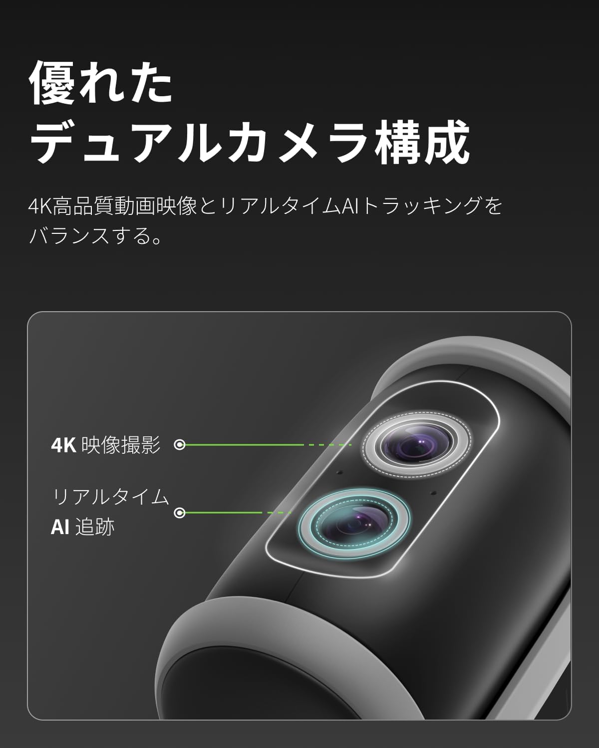 XbotGo Falcon 4K アクションカメラのレンタル