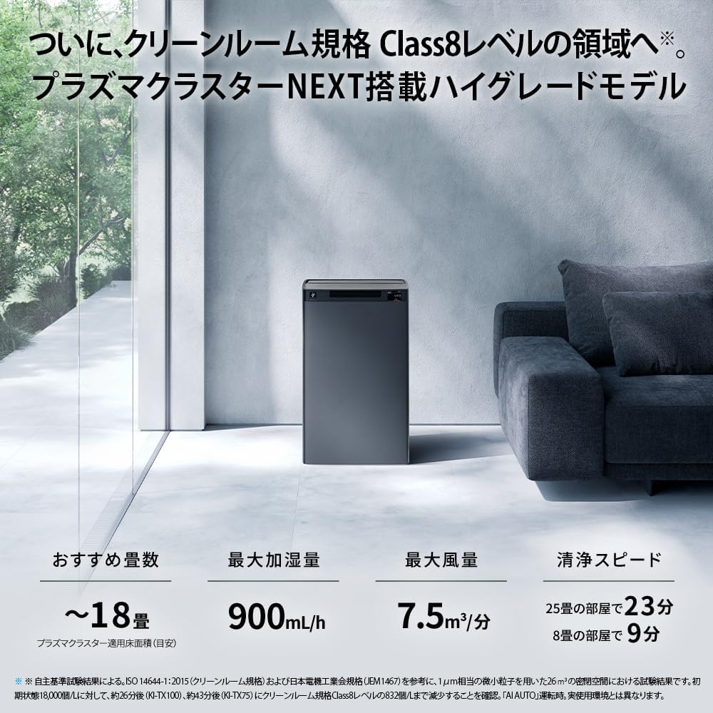 シャープ プラズマクラスターNEXT  加湿空気清浄機のレンタル