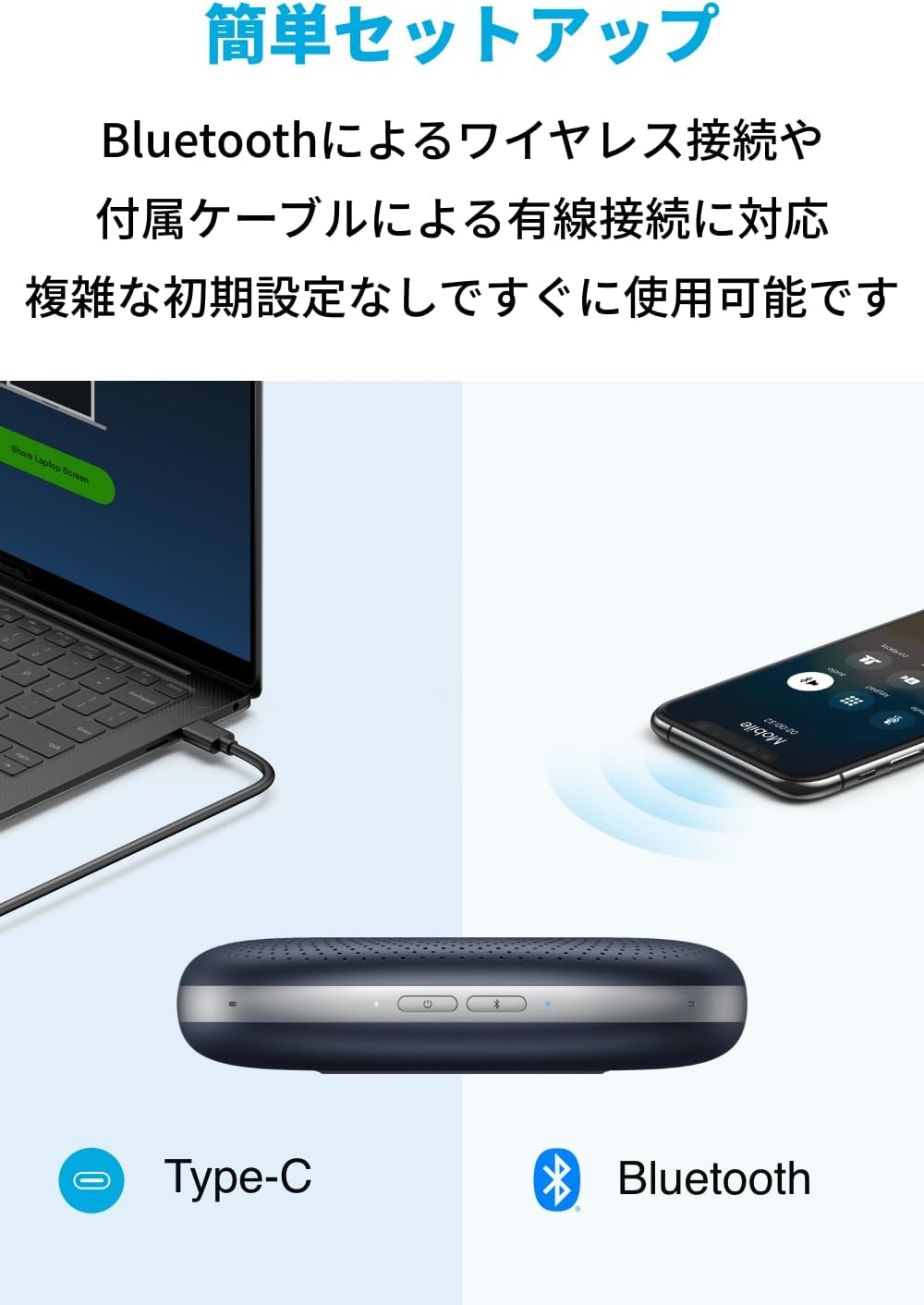 Anker PowerConf 会議用マイクスピーカーのレンタル