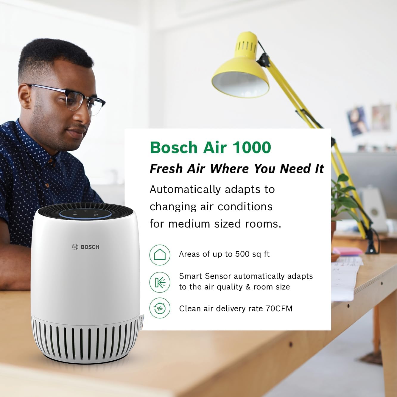 BOSCH 空気清浄機 HEPA Air 1000のレンタル