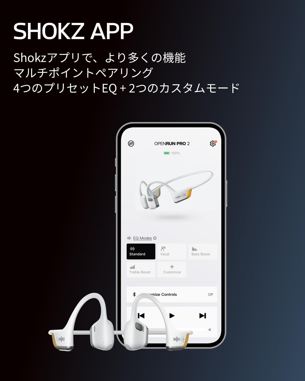 Shokz OpenRun Pro2 骨伝導イヤホンのレンタル