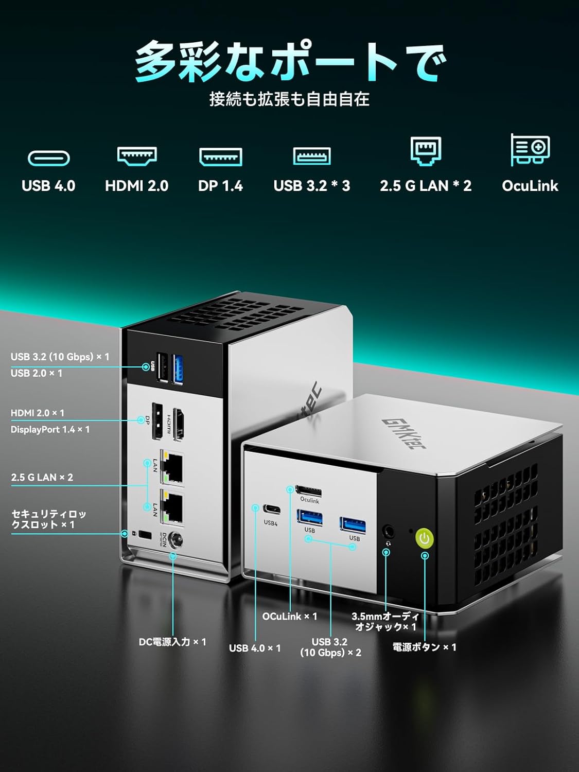 GMKtec ミニPC NucBox M8のレンタル