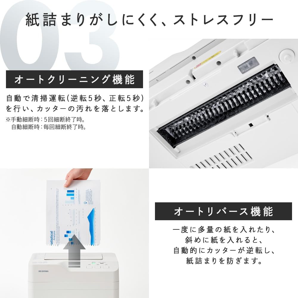 アイリスオーヤマ クロスカットシュレッダー AZ-AFSB60Cのレンタル