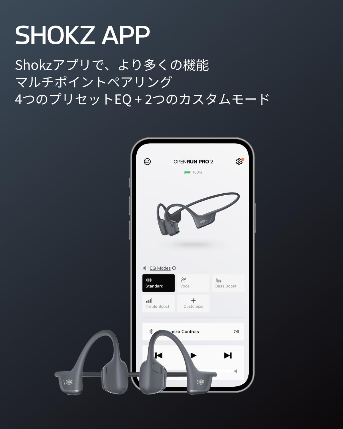 Shokz OpenRun Pro2 Mini 骨伝導イヤホンのレンタル