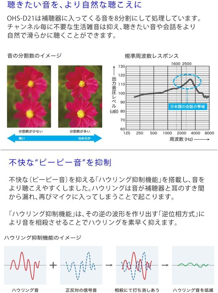 オンキヨー 補聴器 OHS-D21のレンタル