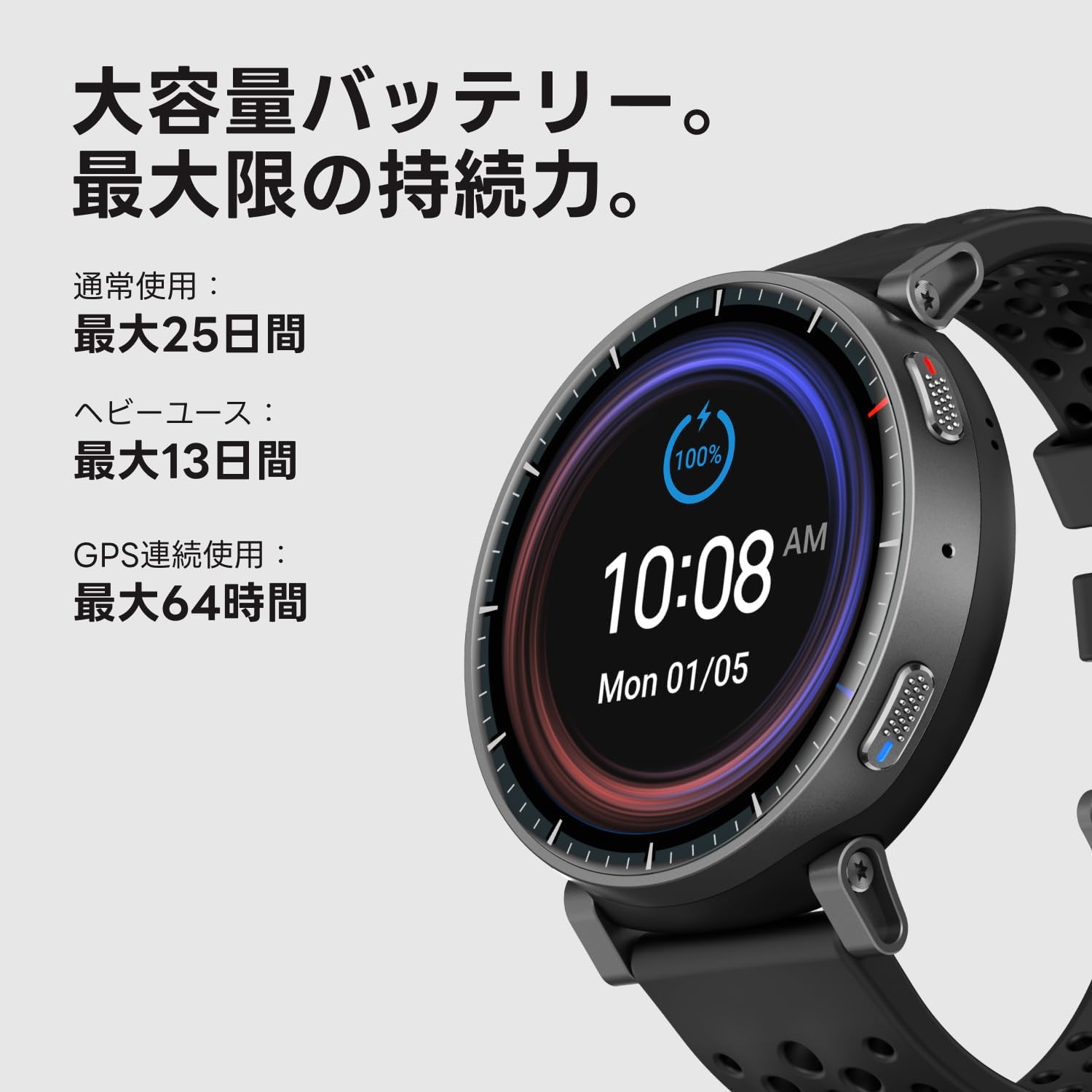 Amazfit Active MAXのレンタル