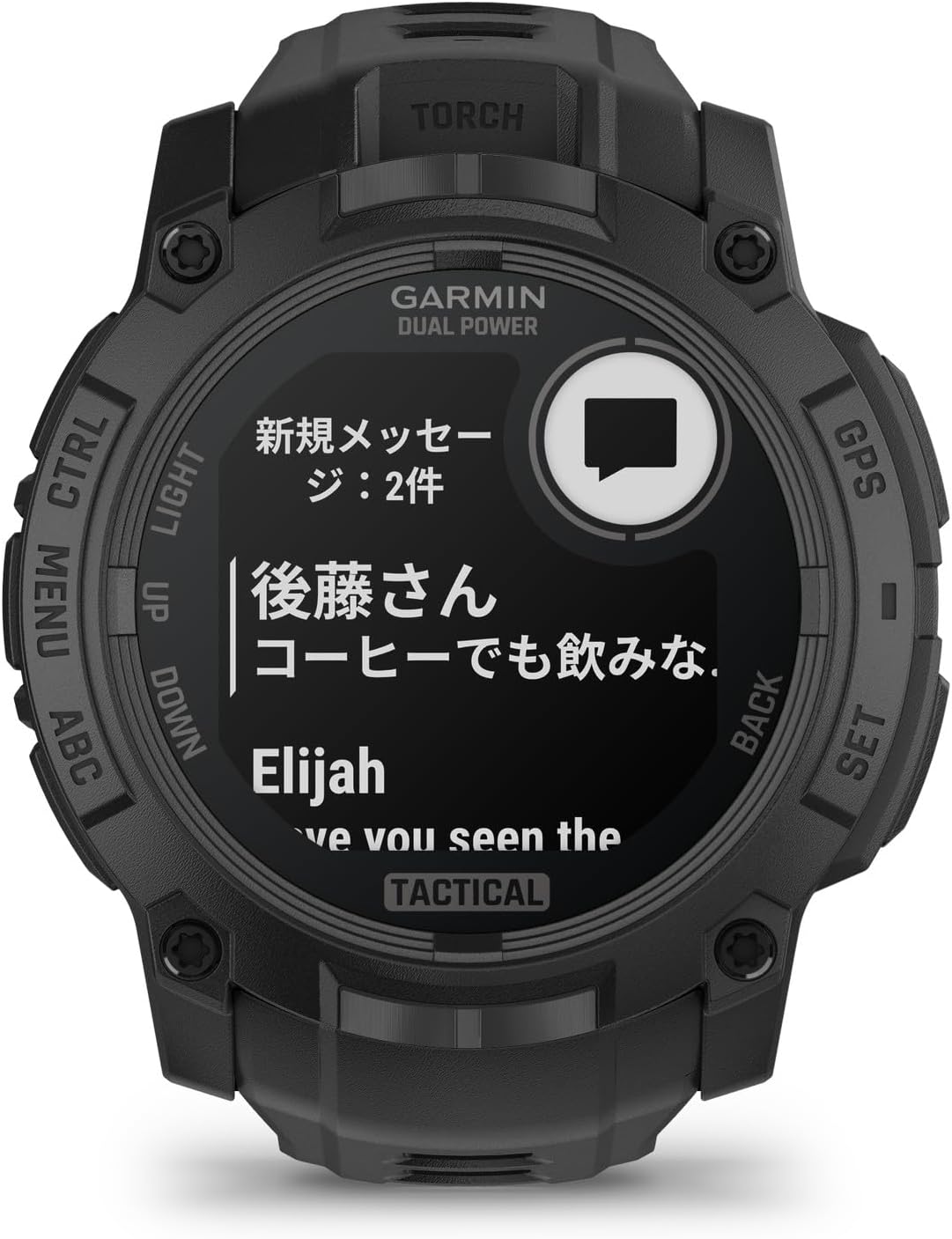 GARMIN スマートウォッチ Instinct 3 Dual Power Tacticalのレンタル