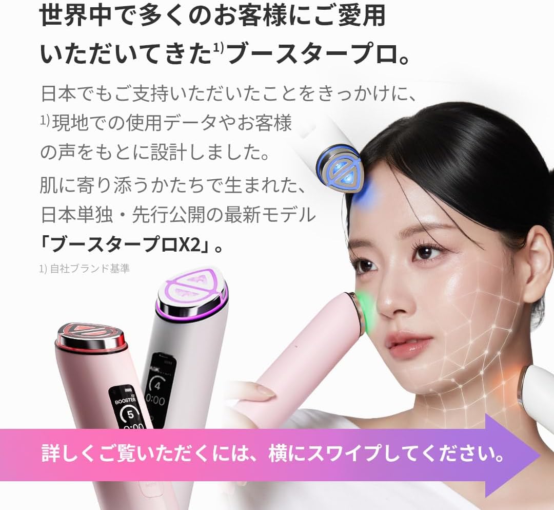 メディキューブ 美顔器 ブースタープロX2のレンタル