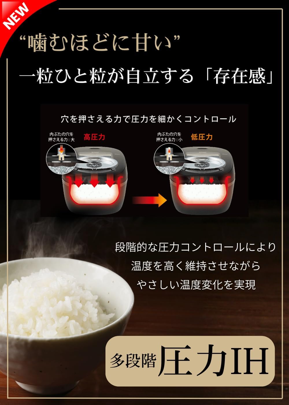 タイガー 5.5合炊飯器 JRI-N100 Kのレンタル