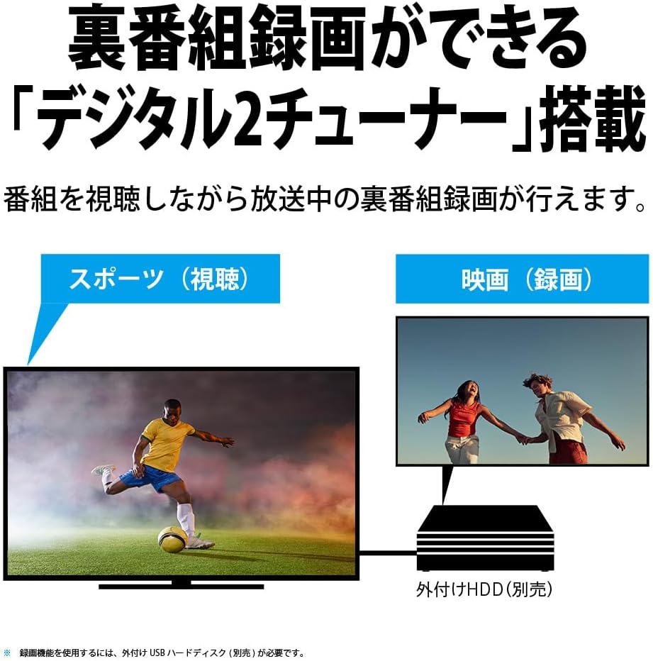 シャープ 43Vテレビ 2T-C43GE2のレンタル