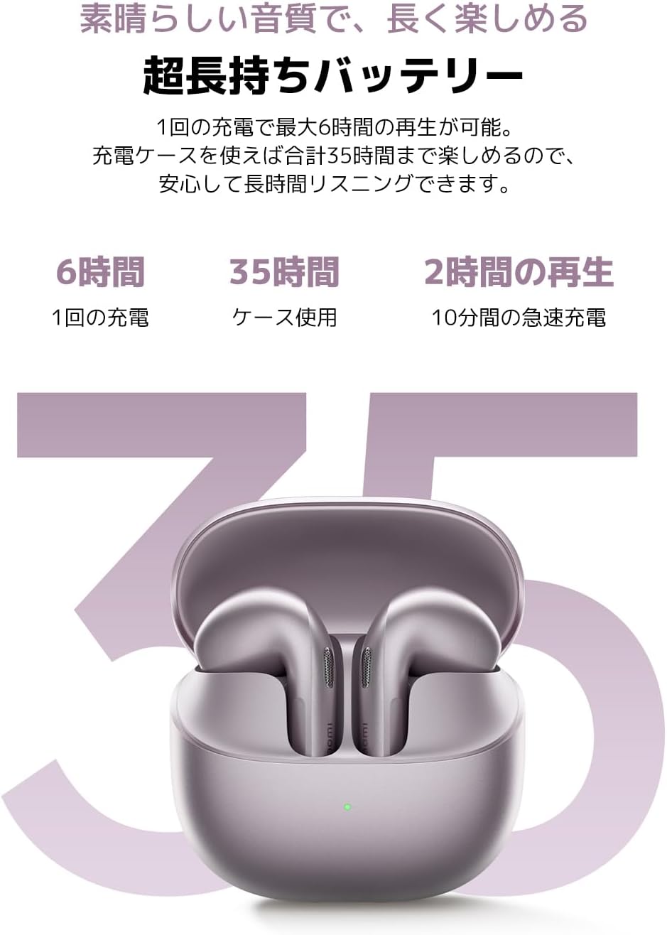 Xiaomi Buds 6 ワイヤレスイヤホンのレンタル