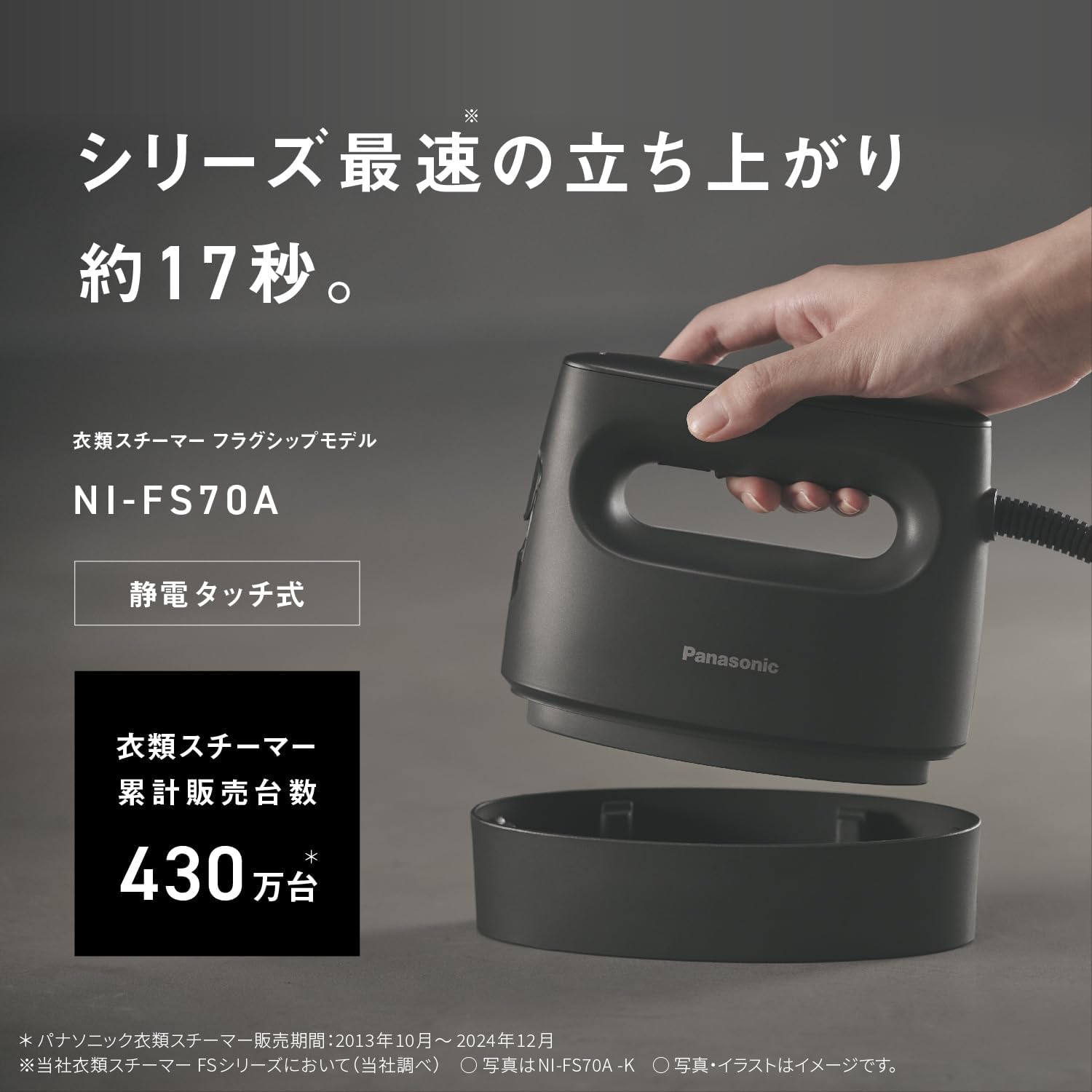 パナソニック スチームアイロン NI-FS70Aのレンタル