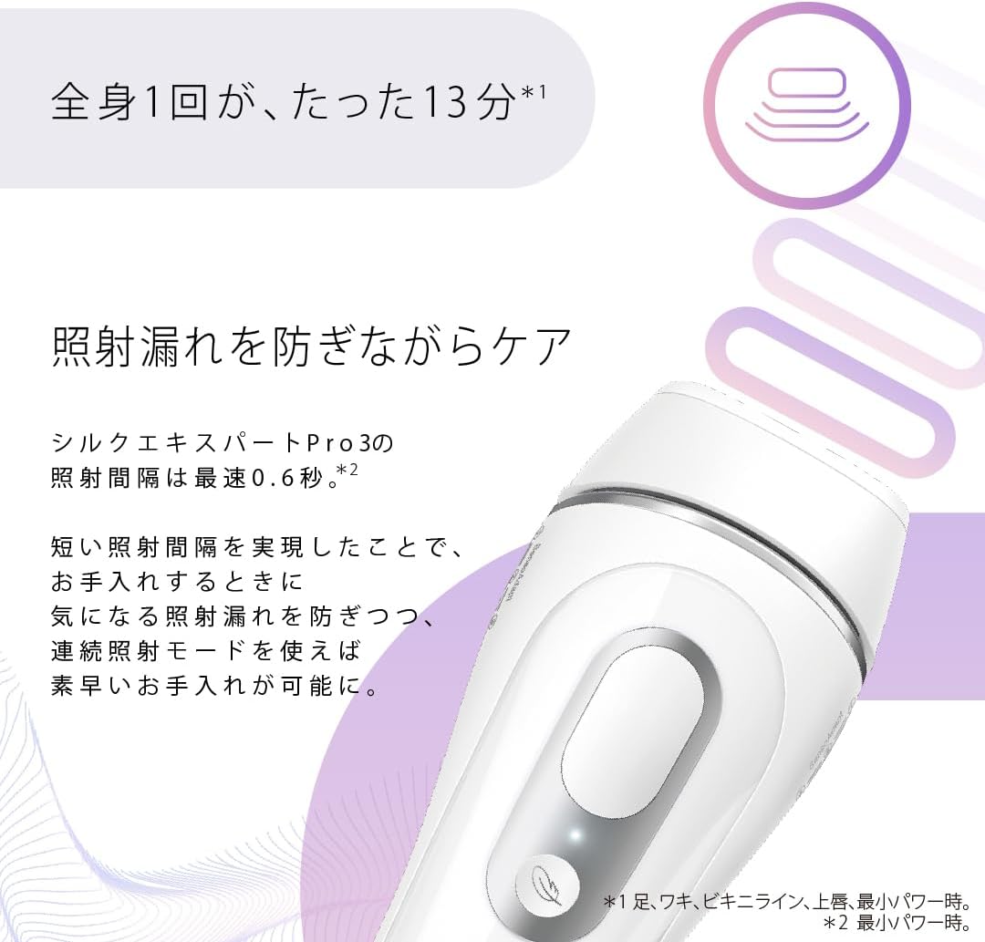 ブラウン 光脱毛器 シルクエキスパート Pro3 PL3133のレンタル