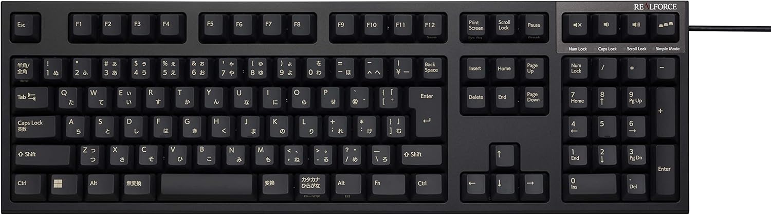 REALFORCE R3S キーボード R3SA12のレンタル