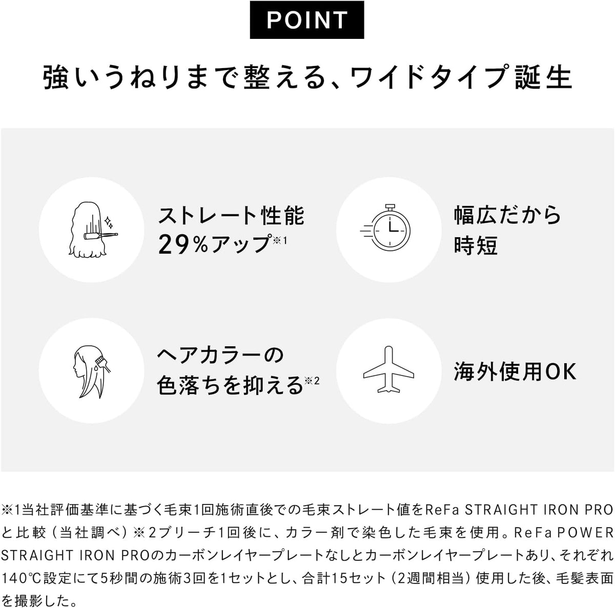 ReFa パワーストレートアイロンプロのレンタル