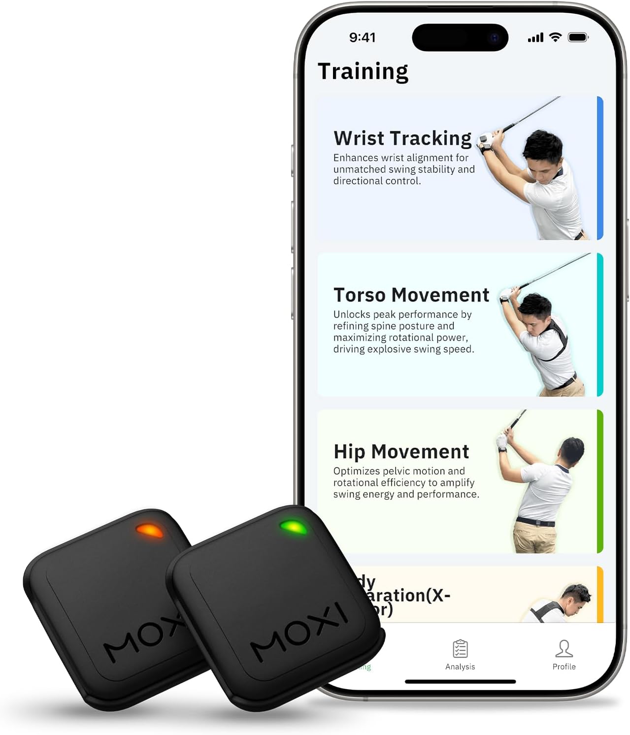 MOXI SwingMotion ゴルフスイングトレーナー&アナライザーのレンタル