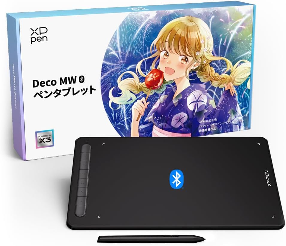 XPPen ペンタブ Deco MWのレンタル