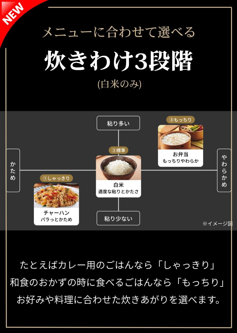 タイガー 5.5合炊飯器 JRI-N100 Kのレンタル