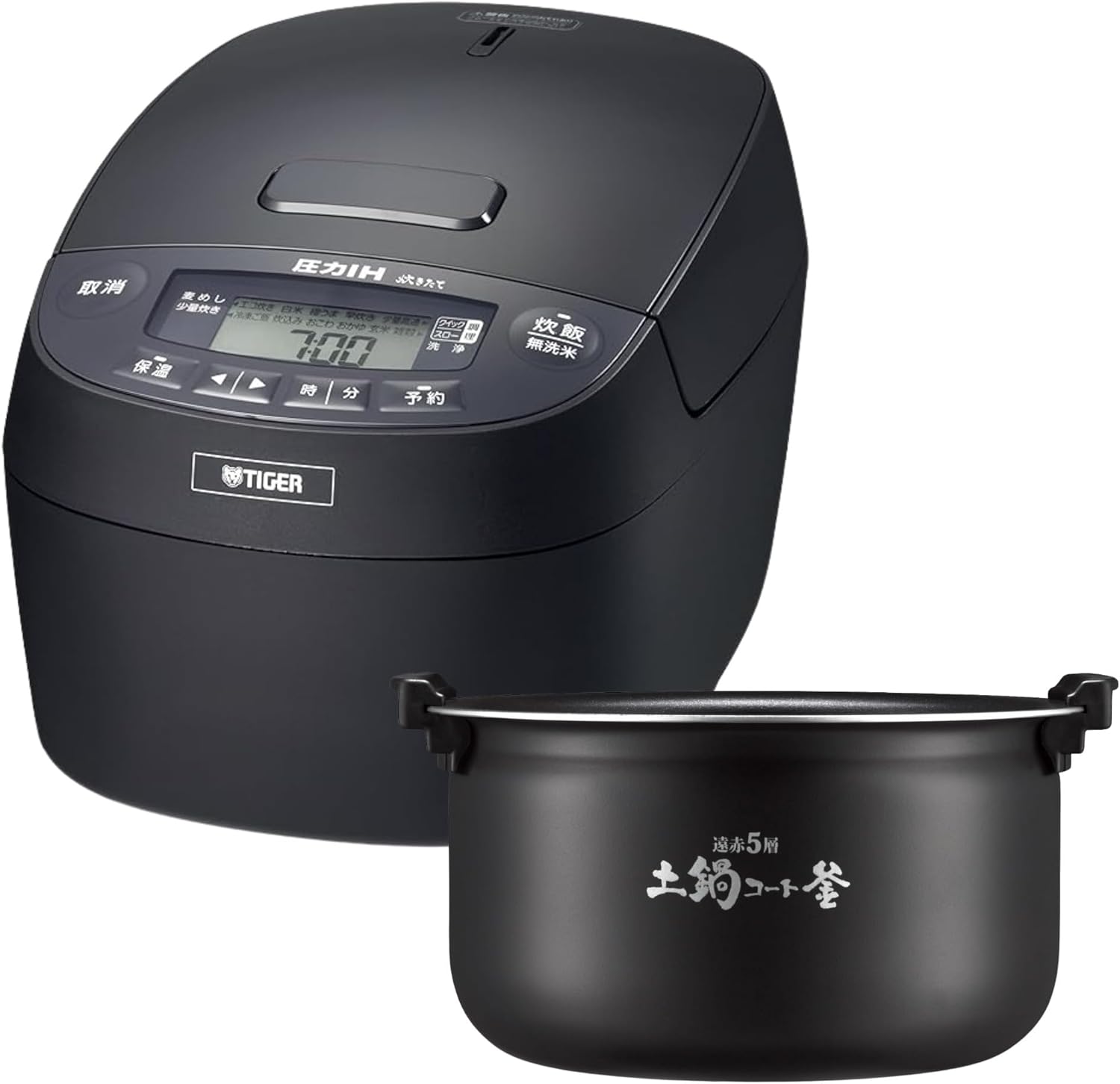 タイガー 5.5合炊飯器 JPV-N100Kのレンタル