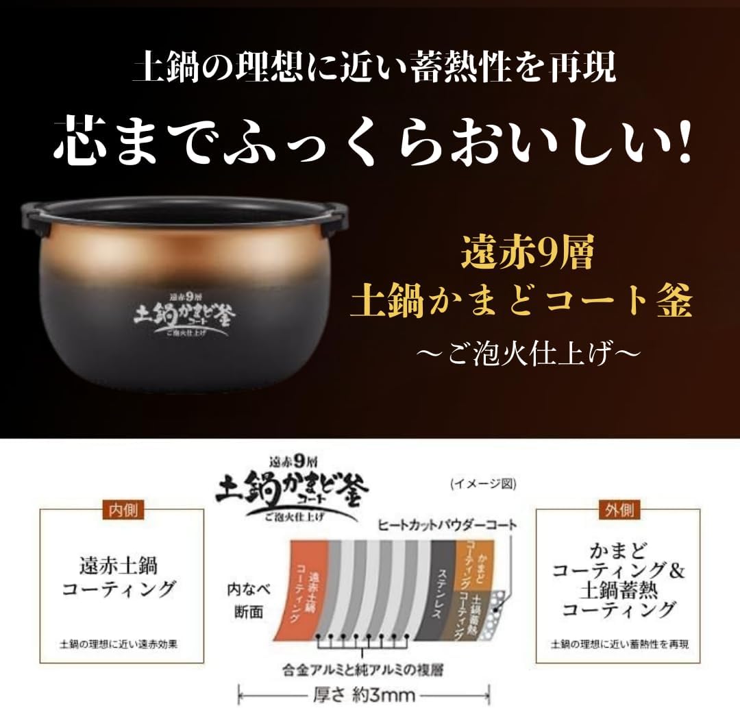 タイガー 5.5合炊飯器 JPI-S10NKのレンタル