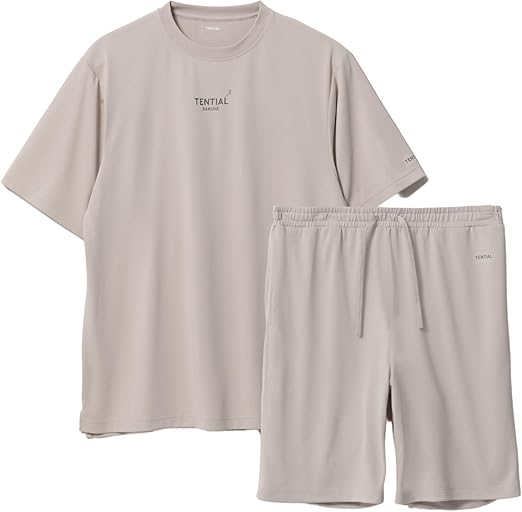 BAKUNE Dry Men's リカバリーウェア 上下セット（半袖・ショートパンツ）のレンタル