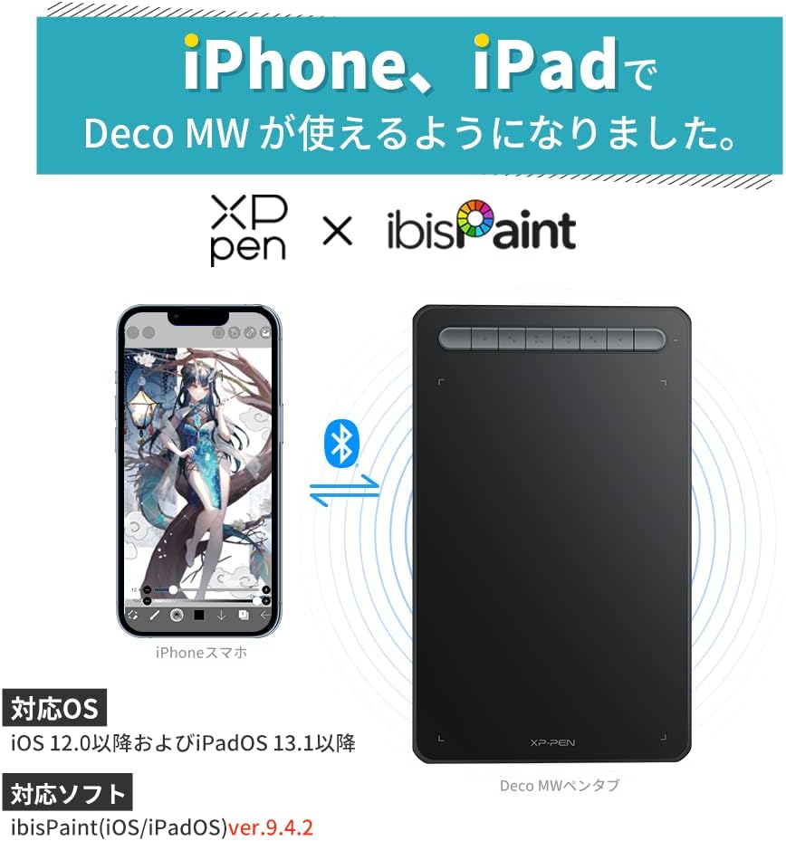 XPPen ペンタブ Deco MWのレンタル