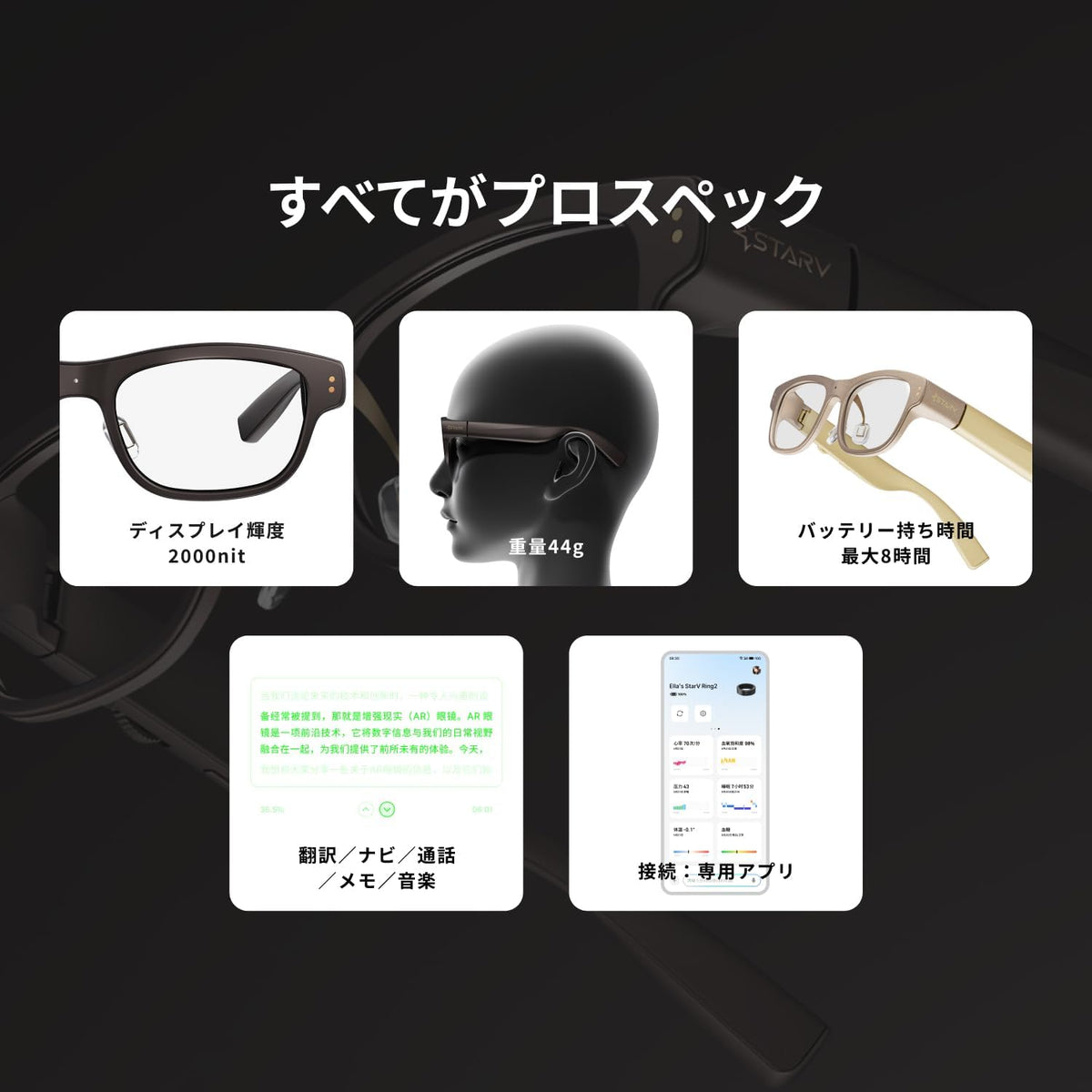 MEIZU StarV スマートグラス StarV Air2のレンタル